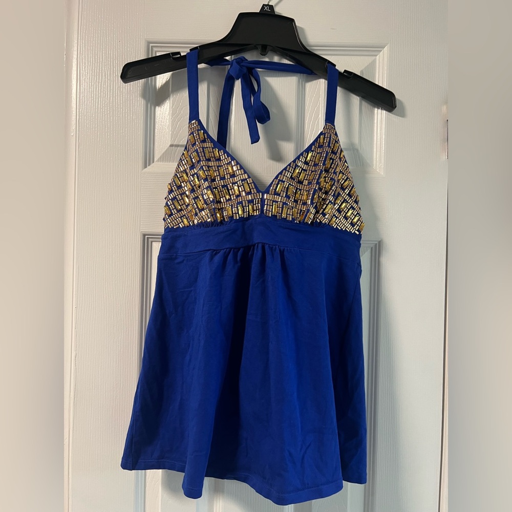 Victoria Secret Beaded Women's Halter Bra Top